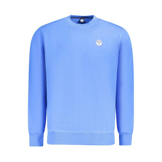 North Sails Blue Cotton Men Sweater