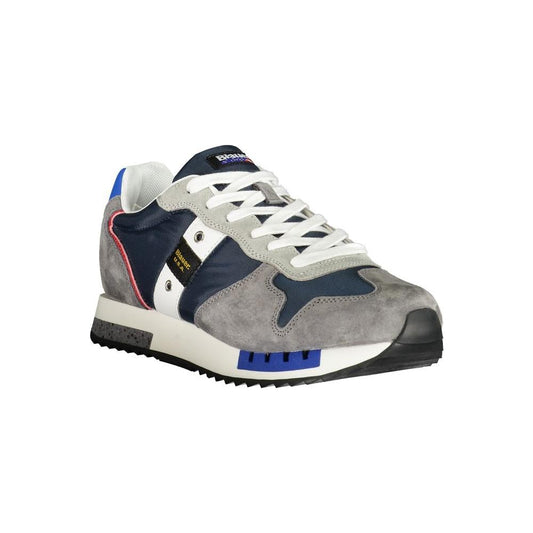 Blauer Gray Leather Men Sneaker