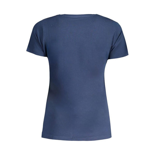 Pepe Jeans Blue Cotton Tops & T-Shirt