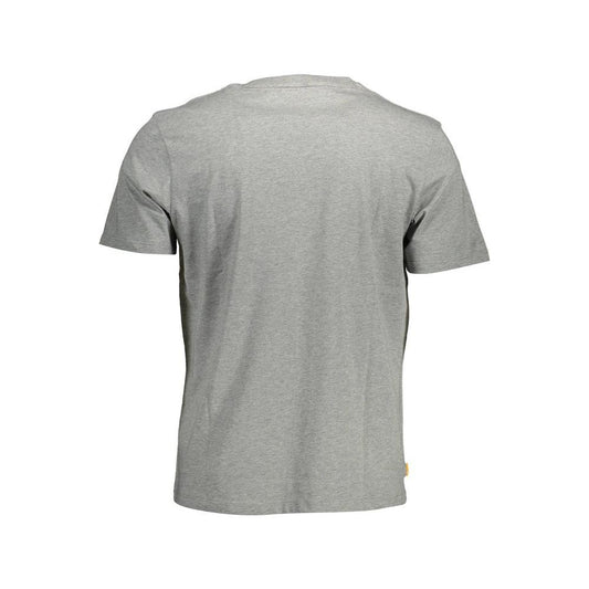 Timberland Gray Cotton Men T-Shirt