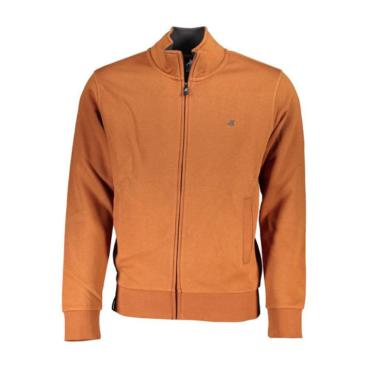 U.S. Grand Polo Elegant Long Sleeve Zip Sweatshirt