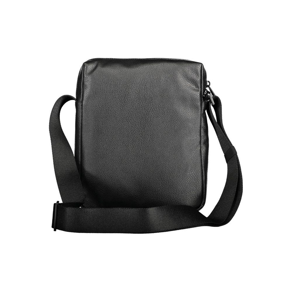 Front view with bag zipped and handles upright.