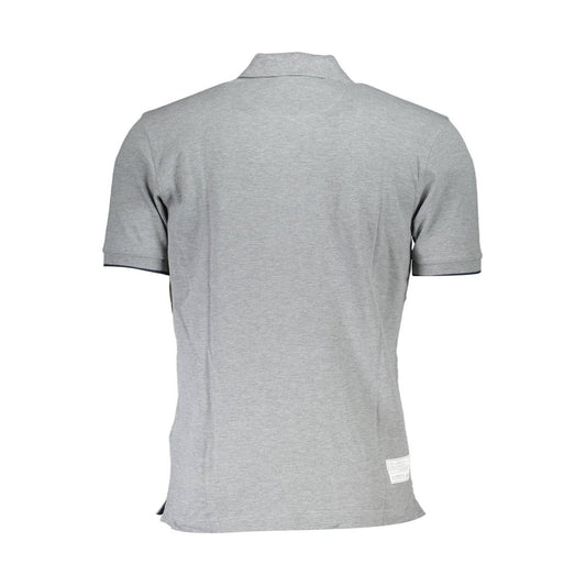 La Martina Brown Cotton Men Polo Shirt