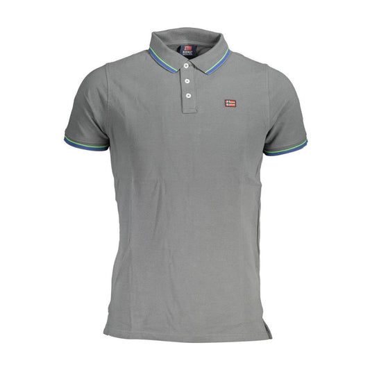 Norway 1963 Brown Cotton Men Polo Shirt