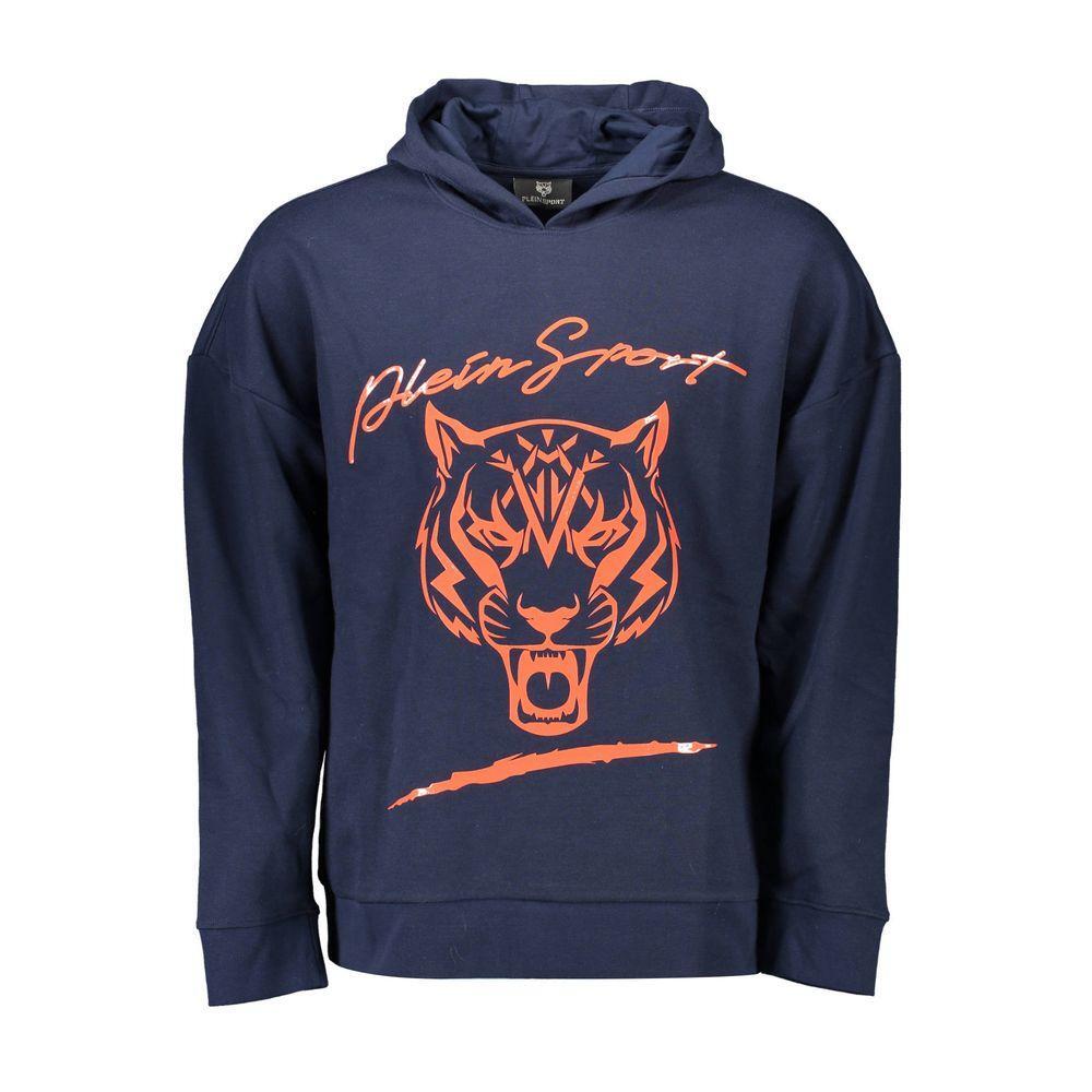 Plein Sport Blue Cotton Men Sweater PL-38030-S