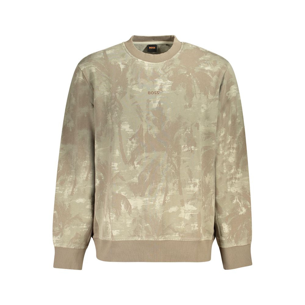 Hugo Boss Brown Cotton Sweater BO-35562-XL