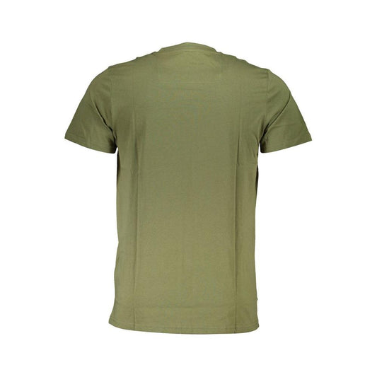 Cavalli Class Green Cotton T-Shirt