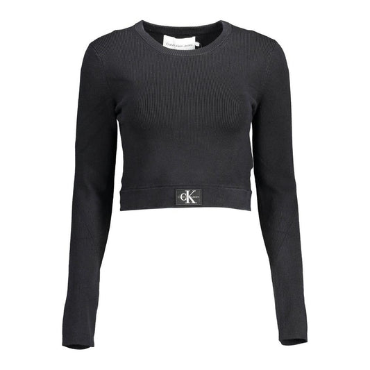 Calvin Klein Black Lyocell Women Sweater