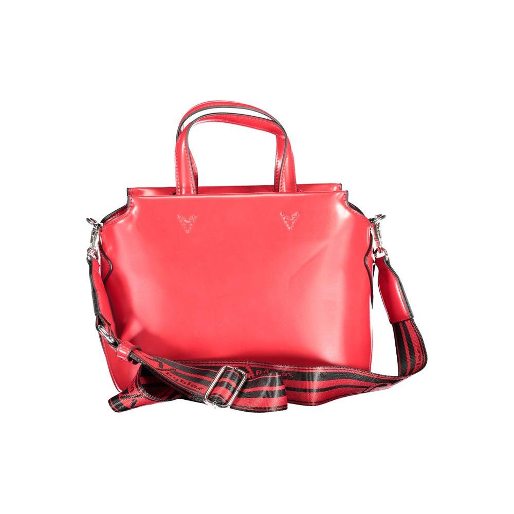 Front view with bag zipped and handles upright.