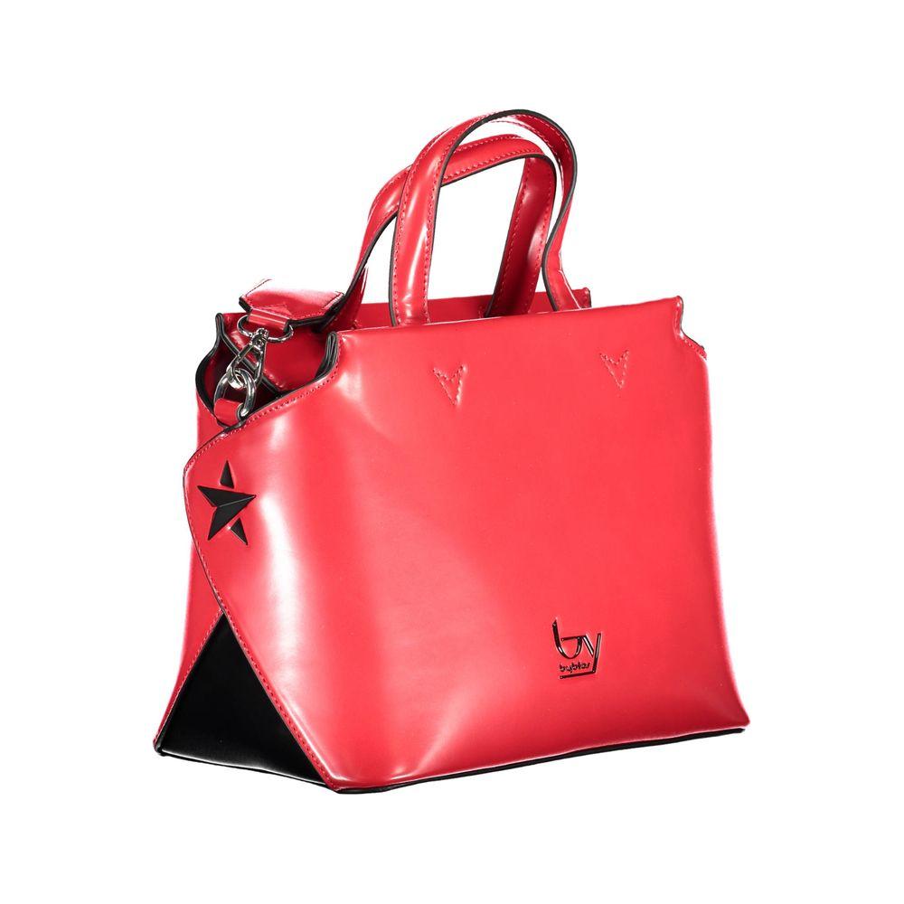 Front view with bag zipped and handles upright.