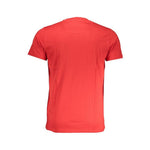 Cavalli Class Red Cotton T-Shirt CA-28589-M