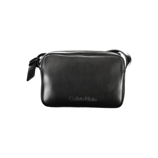 Calvin Klein Black Polyester Women Shoulder Bag