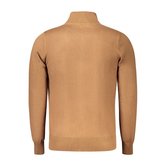 Coveri Moving Brown Viscose Men Cardigan CO-33056-XL