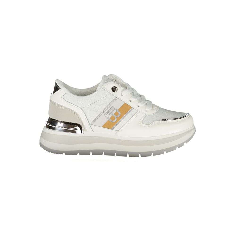 Laura Biagiotti White Polyurethane Women Sneaker