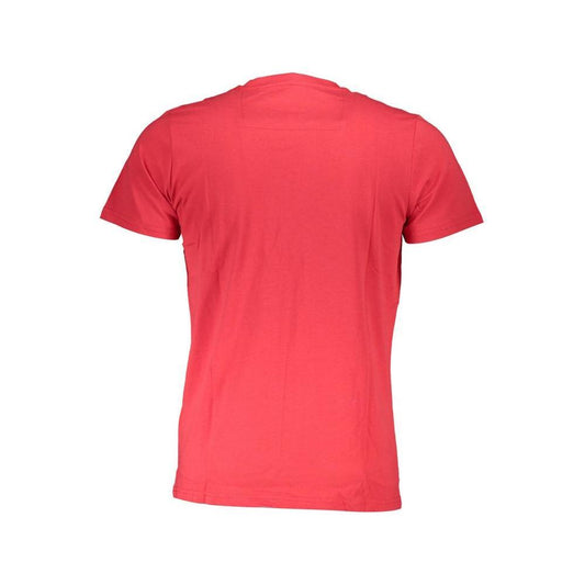 Cavalli Class Red Cotton Men T-Shirt
