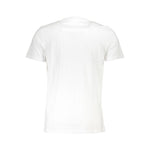 Cavalli Class White Cotton Men T-Shirt CA-36842-XXL