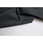 Dolce & Gabbana Black Wool Dress Slim Formal Pants PAN76480-48