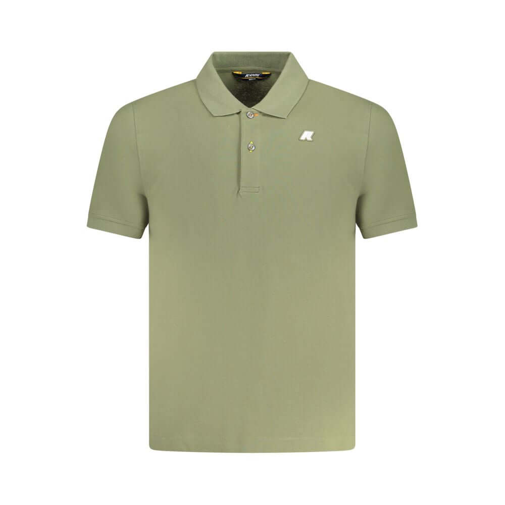 K-WAY Green Cotton Polo Shirt KW-38396-S
