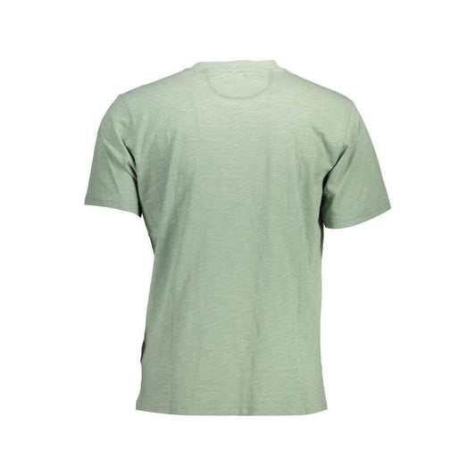 La Martina Green Cotton Men T-Shirt LA-37649-L