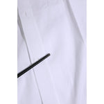 Dolce & Gabbana White Long Sleeves Dress GOLD Formal Shirt TSH906810-39