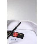 Dolce & Gabbana White GOLD Cotton Bib Dress Formal Shirt TSH906900-40