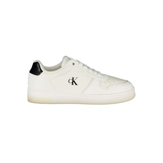 Calvin Klein Bianco Polyurethane Women Sneaker 1728,67403481248,Athletic - Sneakers - Shoes,Calvin Klein,EU36/US6,EU37/US7,EU38/US8,EU39/US9,EU40/US10,EU41/US11,New with tags,Shoes,Sneakers - Shoes,White,Women