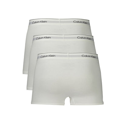 Calvin Klein White Cotton Men's Boxer