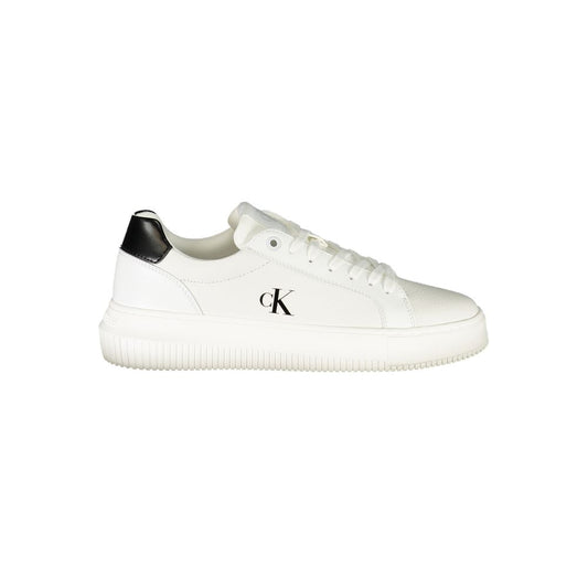 Calvin Klein Bianco Polyurethane Women Sneaker 1728,67403481248,Athletic - Sneakers - Shoes,Calvin Klein,EU36/US6,EU37/US7,EU38/US8,EU39/US9,EU40/US10,EU41/US11,New with tags,Shoes,Sneakers - Shoes,White,Women