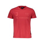 La Martina Red Cotton Men T-Shirt LA-36826-XL