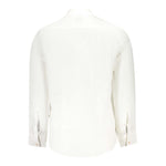 Hugo Boss White Linen Men Shirt BO-38291-M
