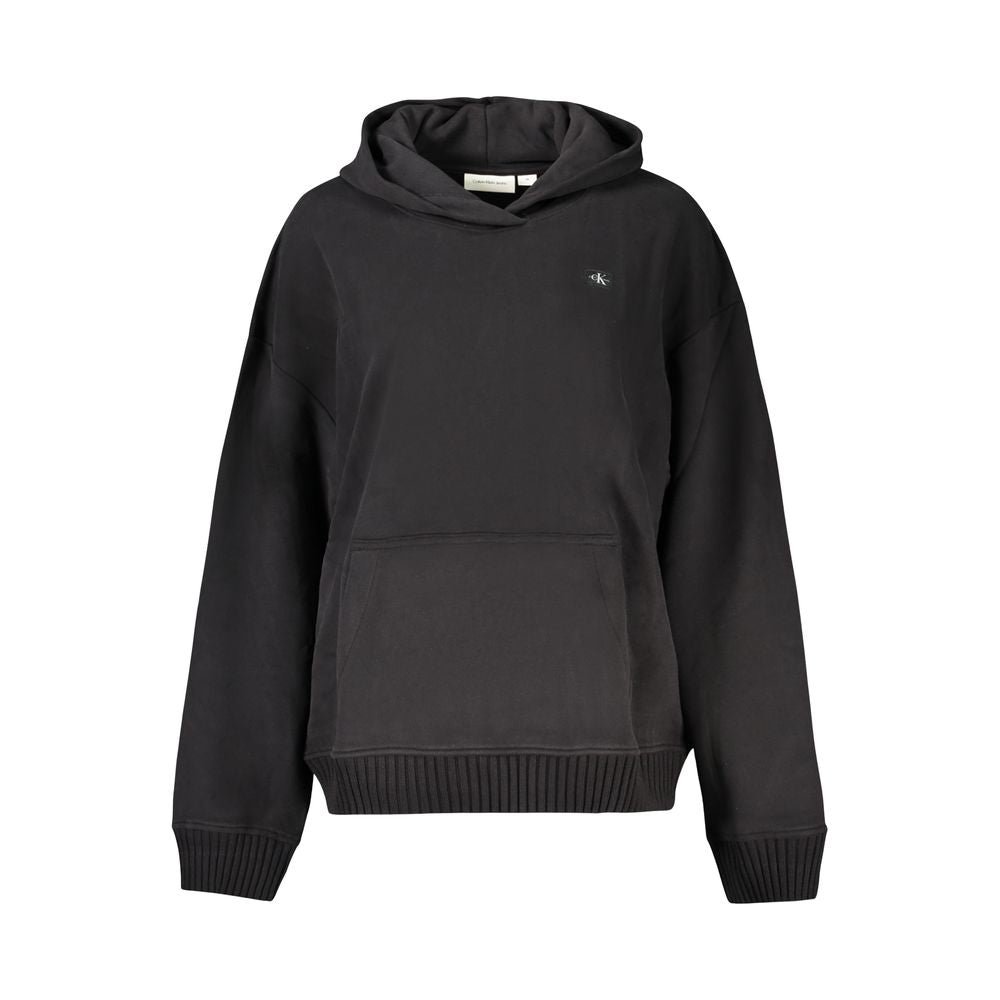 Calvin Klein Black Cotton Women Sweatshirt