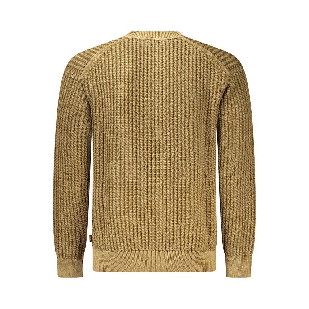 Hugo Boss Brown Cotton Men Sweater BO-35296-S