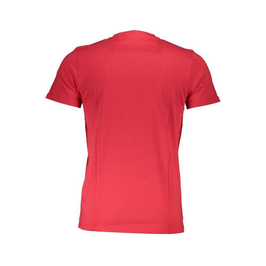 Cavalli Class Red Cotton Men TShirt