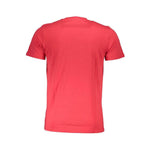 Cavalli Class Red Cotton Men T-Shirt CA-37904-L