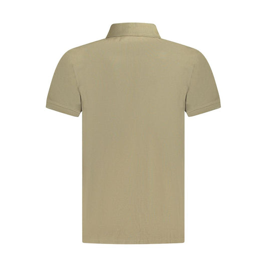 Timberland Brown Cotton Men Polo Shirt TI-35455-L-FBB-405