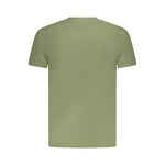 Cavalli Class Green Cotton Men T-Shirt CA-36705-M