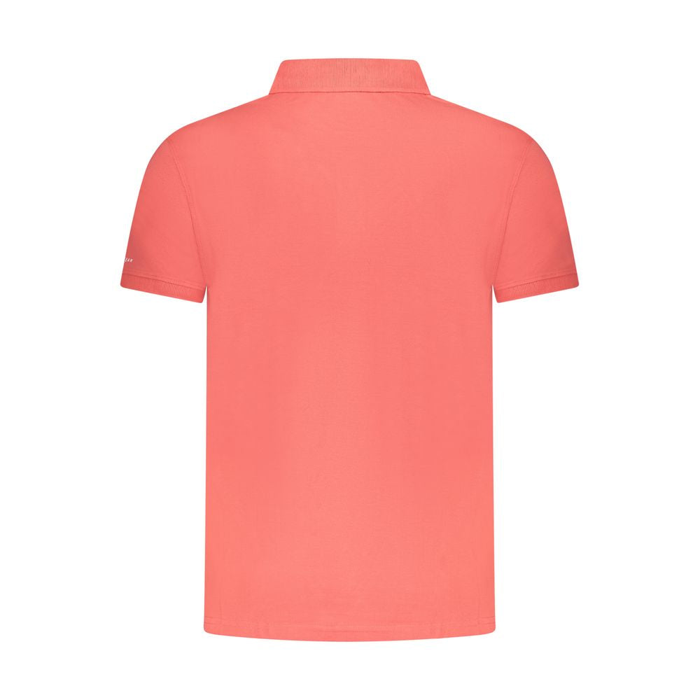 Trussardi Pink Cotton Men Polo Shirt