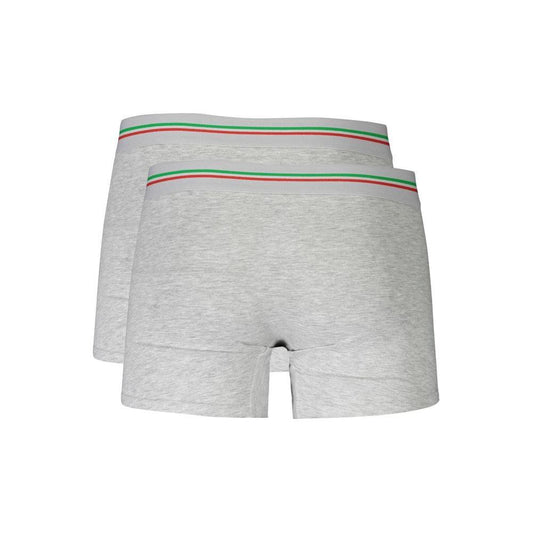 Aeronautica Militare Brown Cotton Men Boxer