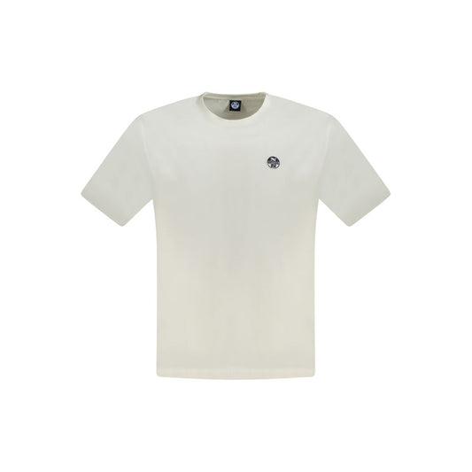 North Sails Bianco Cotton Men T-Shirt