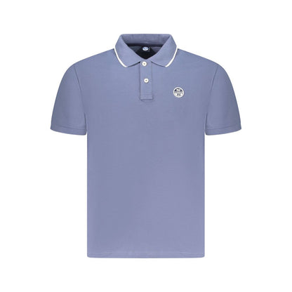 North Sails Blu Cotton Men Polo