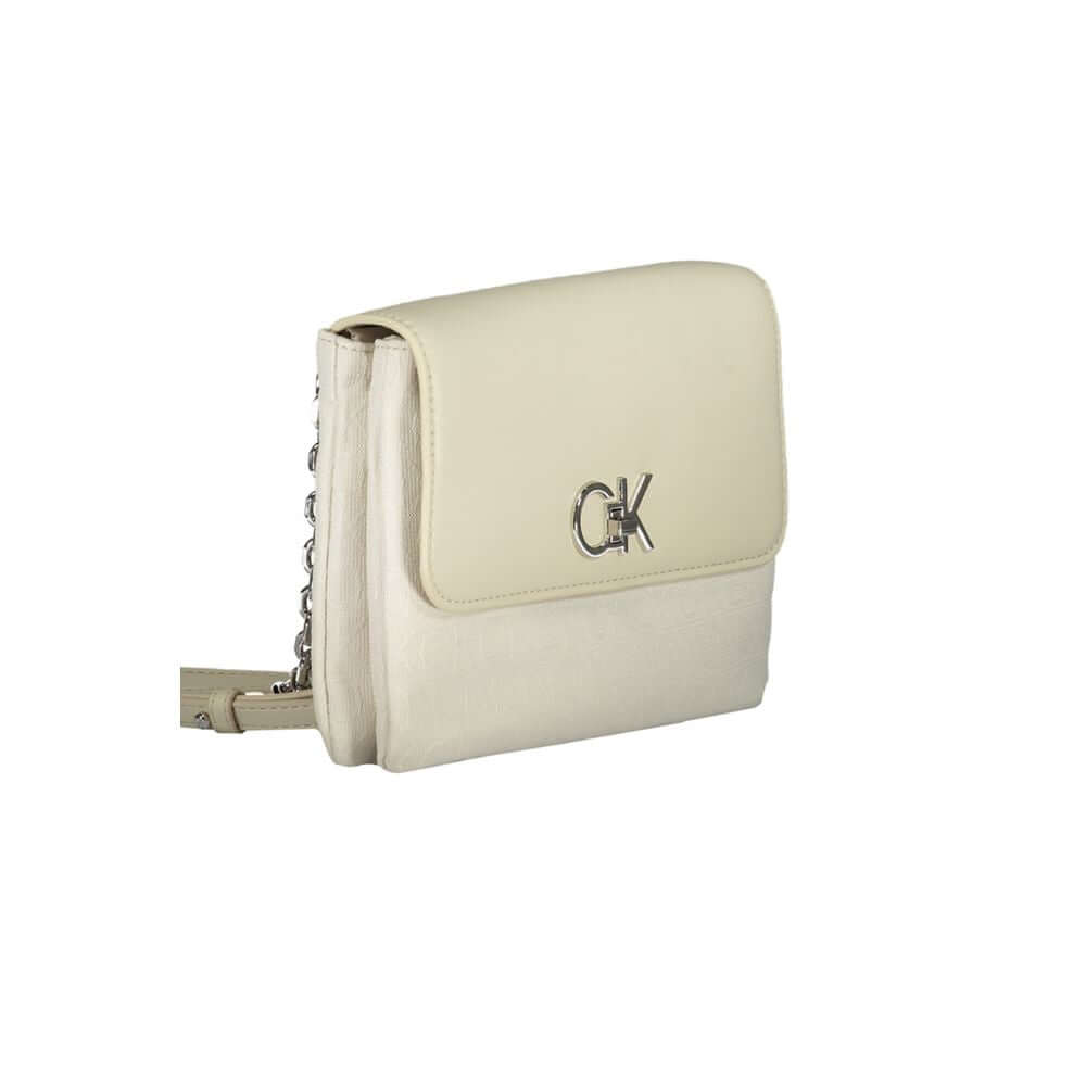 Calvin Klein Beige Polyester Handbag CA-30806