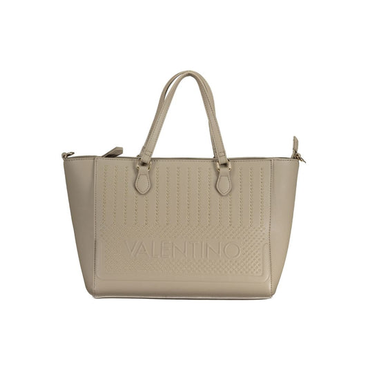 Mario Valentino Beige Polyurethane Women Handbag