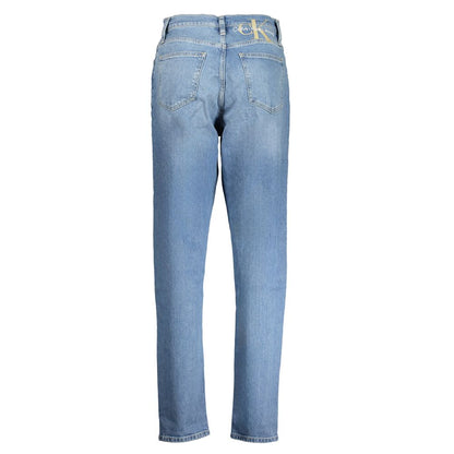 Calvin Klein Azzurro Cotton Women Jeans