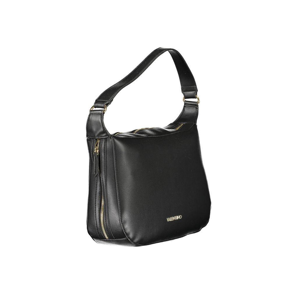 Front view with bag zipped and handles upright.