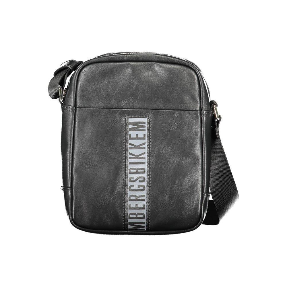 Front view with bag zipped and handles upright.
