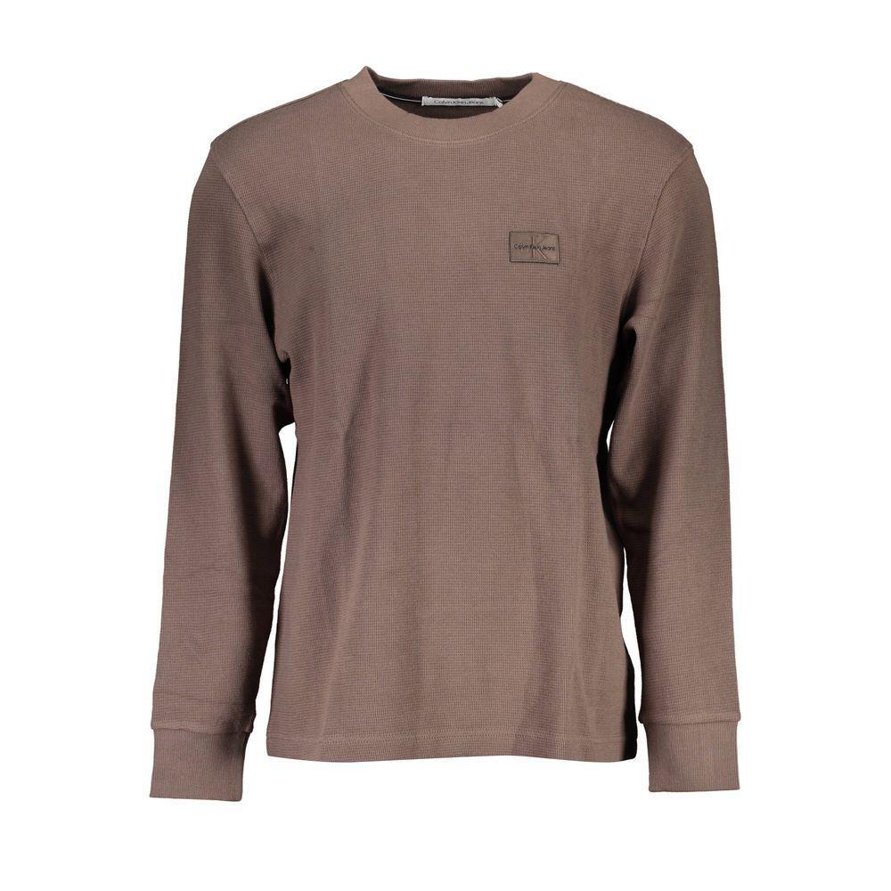 Calvin Klein Brown Cotton Sweater CA-16684-L