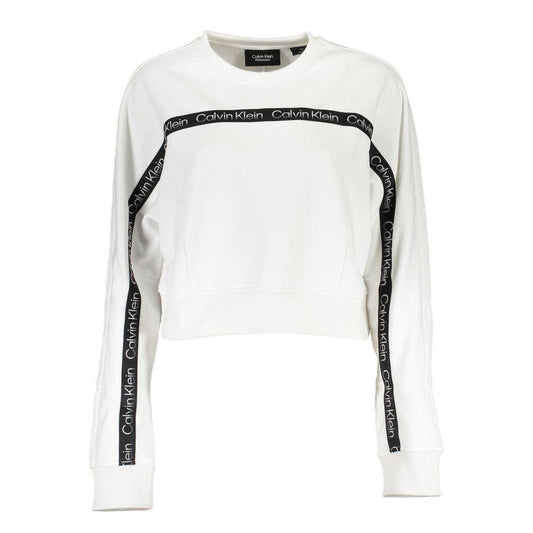 Calvin Klein White Polyester Sweater