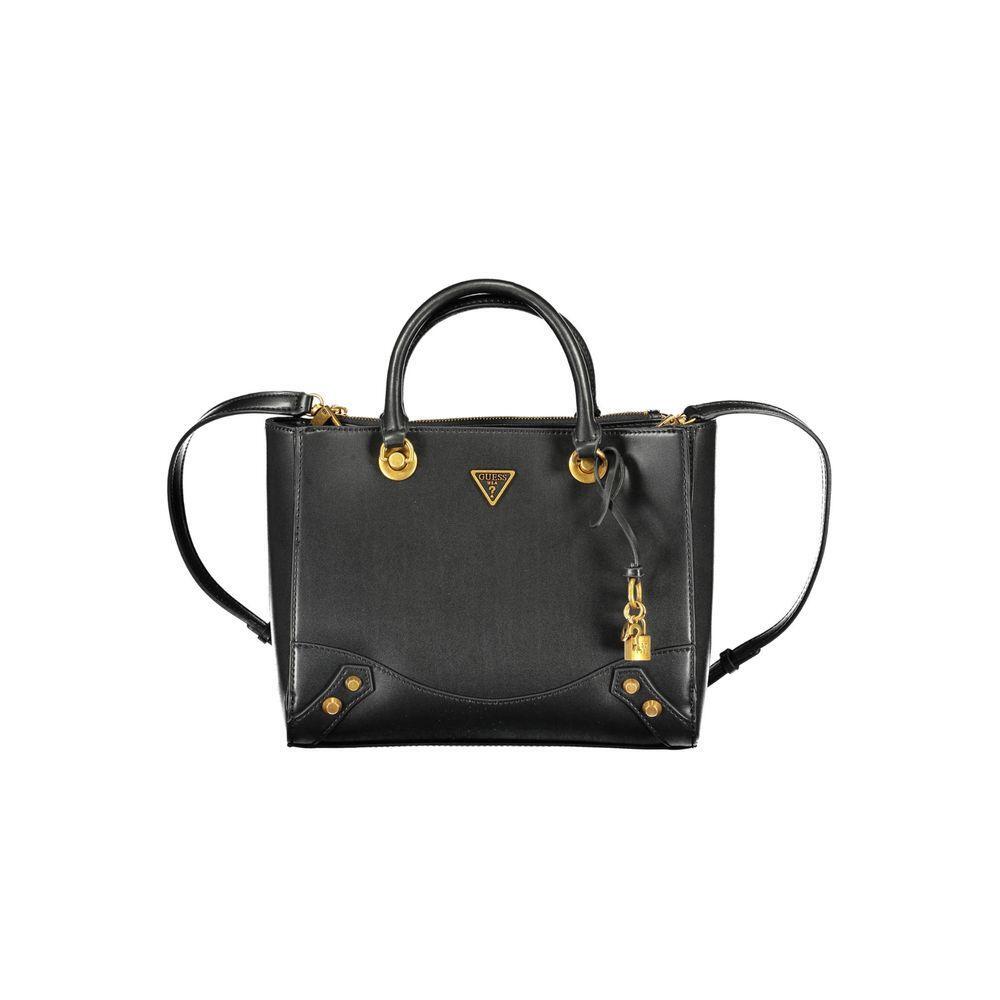 Guess Jeans Black Polyethylene Handbag GU-16997