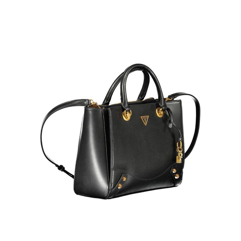 Guess Jeans Black Polyethylene Handbag GU-16997