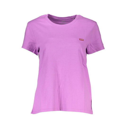 Levi's Purple Cotton Tops & T-Shirt LE-22406-L